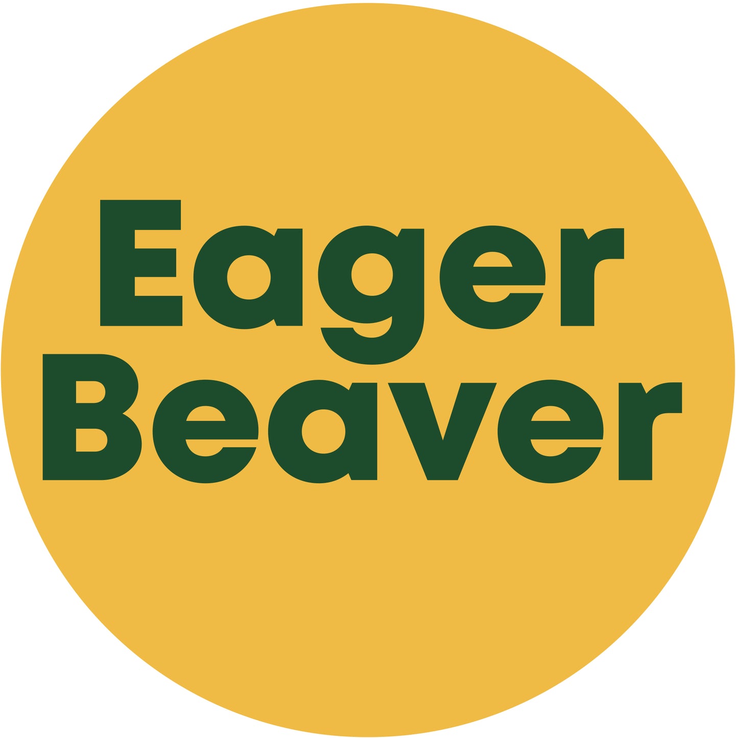 Eager Beaver Enamel Pin Badge