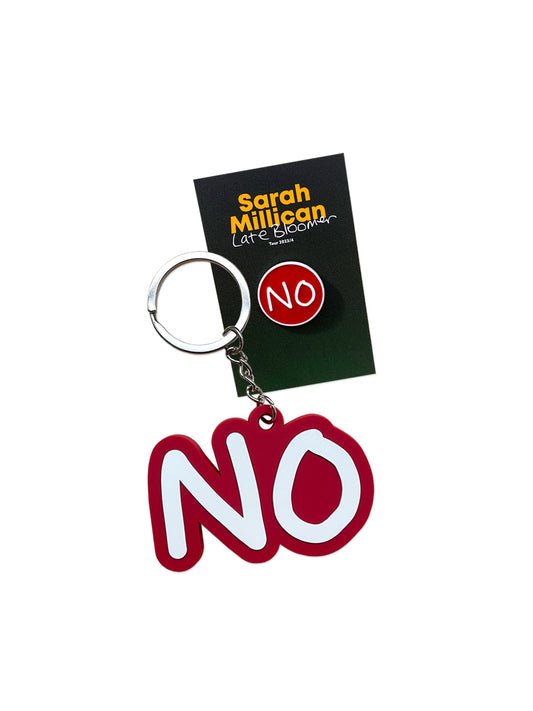 NO keyring and NO enamel pin badge bundle